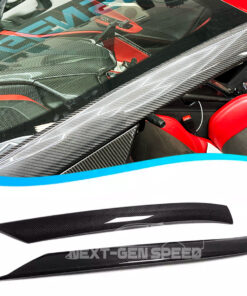 C8 Corvette Carbon Fiber Windshield Pillar Covers | 2020 - 2022 C8 Corvette