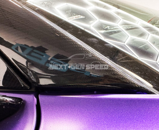 C8 Corvette Carbon Fiber Exterior Windshield Pillar Covers | 2020 - 2023 C8 Corvette