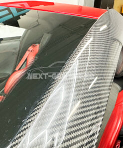 C8 Corvette Carbon Fiber Exterior Windshield Pillar Covers | 2020 - 2023 C8 Corvette