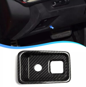 C8 Corvette Carbon Fiber Interior Parking Brake Trim Cover