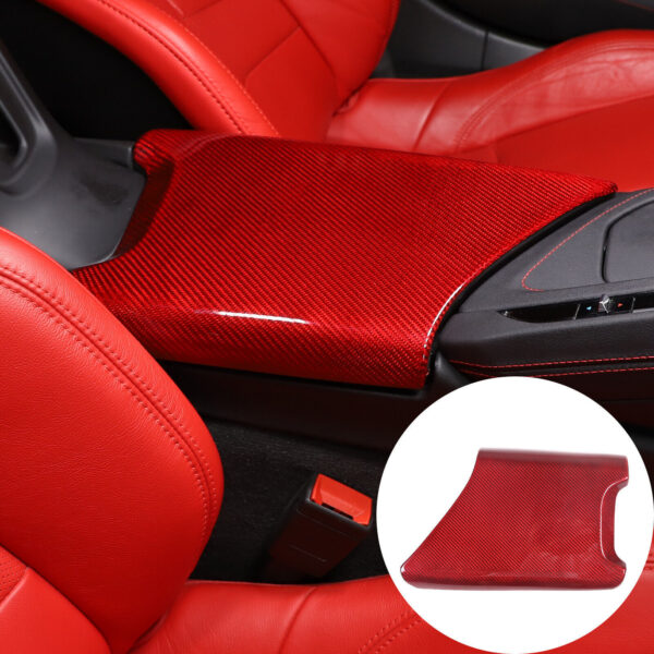 Second image of C8 Corvette Carbon Fiber Center Console Lid Cover | Next-Gen Carbon