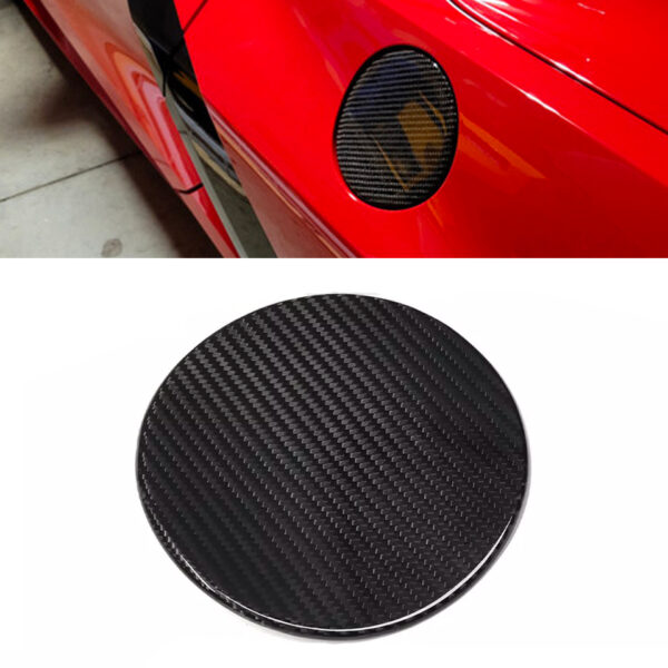 C8 Corvette Carbon Fiber Fuel Door Tank Lid Cover