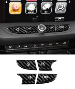 2016- 23 Camaro Carbon Fiber Radio Navigation Button Covers