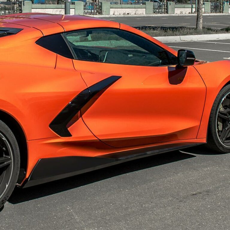 C8 Corvette Stingray Carbon Flash 5VM Side Skirts