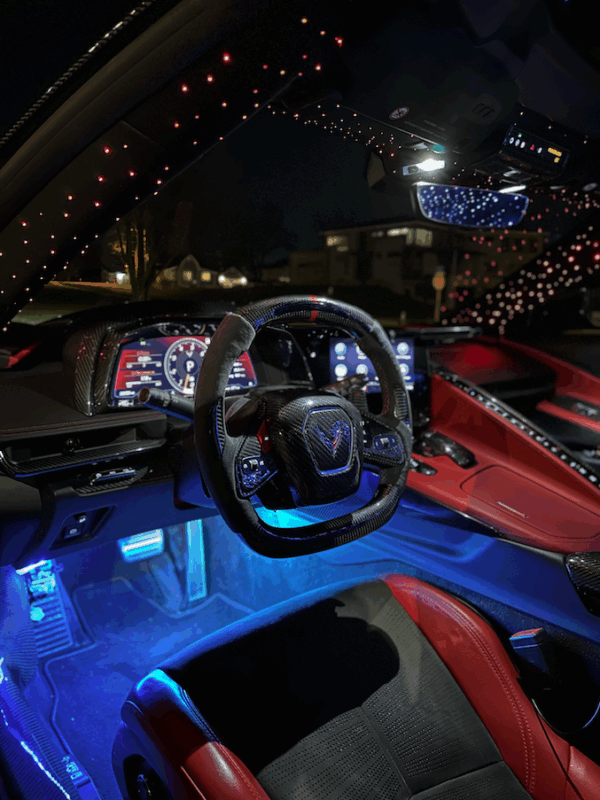 C8 Corvette Star Light Headliner Interior Kit Installation | Twinkle/Assorted | Canton, Michigan