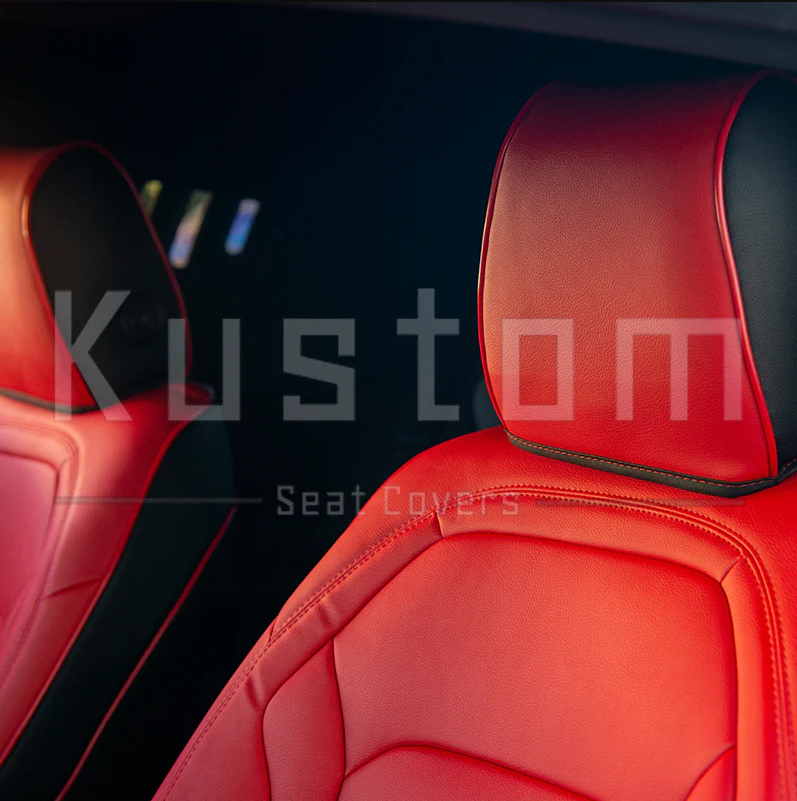 Leather Car Seat Covers  Genuine Leather, Perfect Custom Fit
