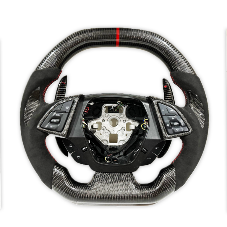 2016-24 Camaro Custom Carbon Fiber Steering Wheel (Complete/Heated) | Next-Gen Carbon