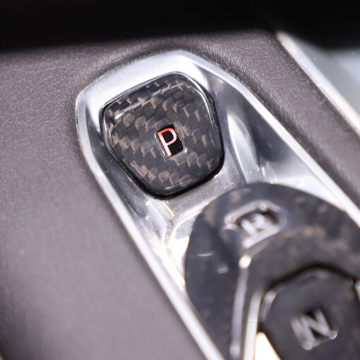 2020-2023 C8 Corvette Carbon Fiber Transmission Control Button Covers | Next-Gen Carbon