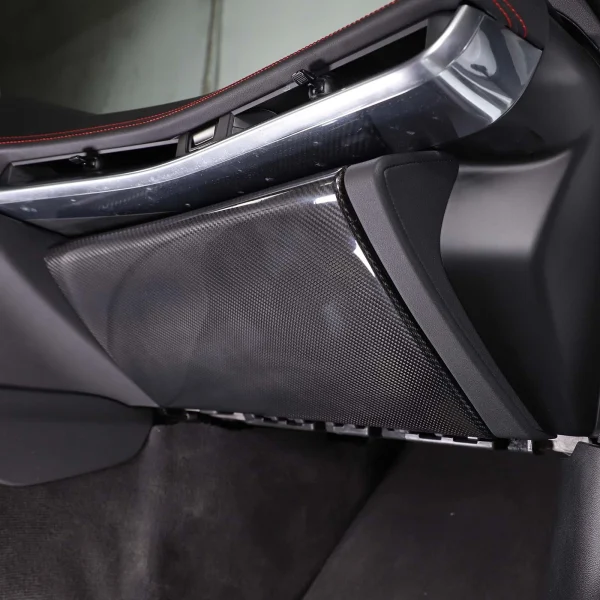 Second image of C8 Corvette Carbon Fiber Glove Box Cover