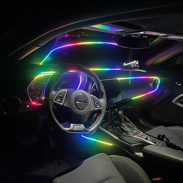 Flow Series LED Interior Dash Trim Ambient Lighting + Footwell Lightin–