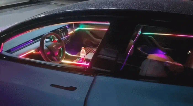 Flow Series LED Interior Dash Trim Ambient Lighting + Footwell Lightin–