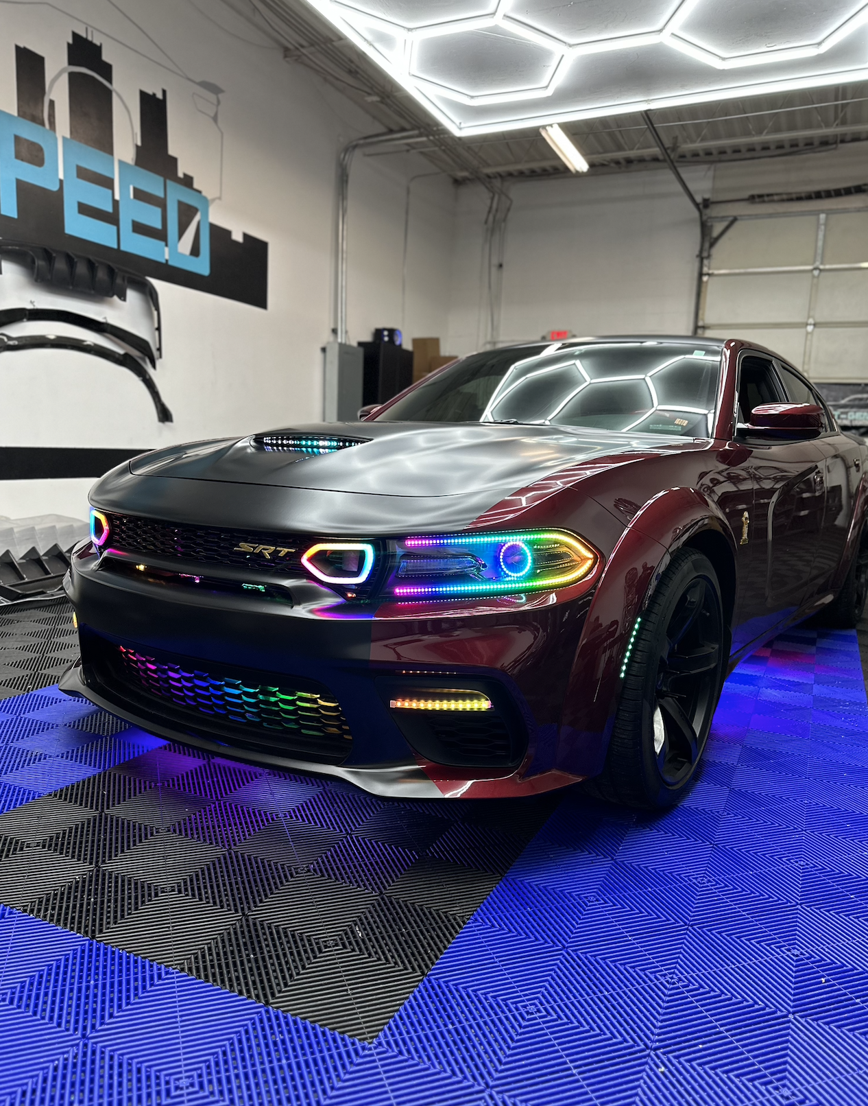 Second image of 2015-24 Charger Smoked RGB/Flow Series LED Side Marker Lights - Color Changing | Next-Gen Flow