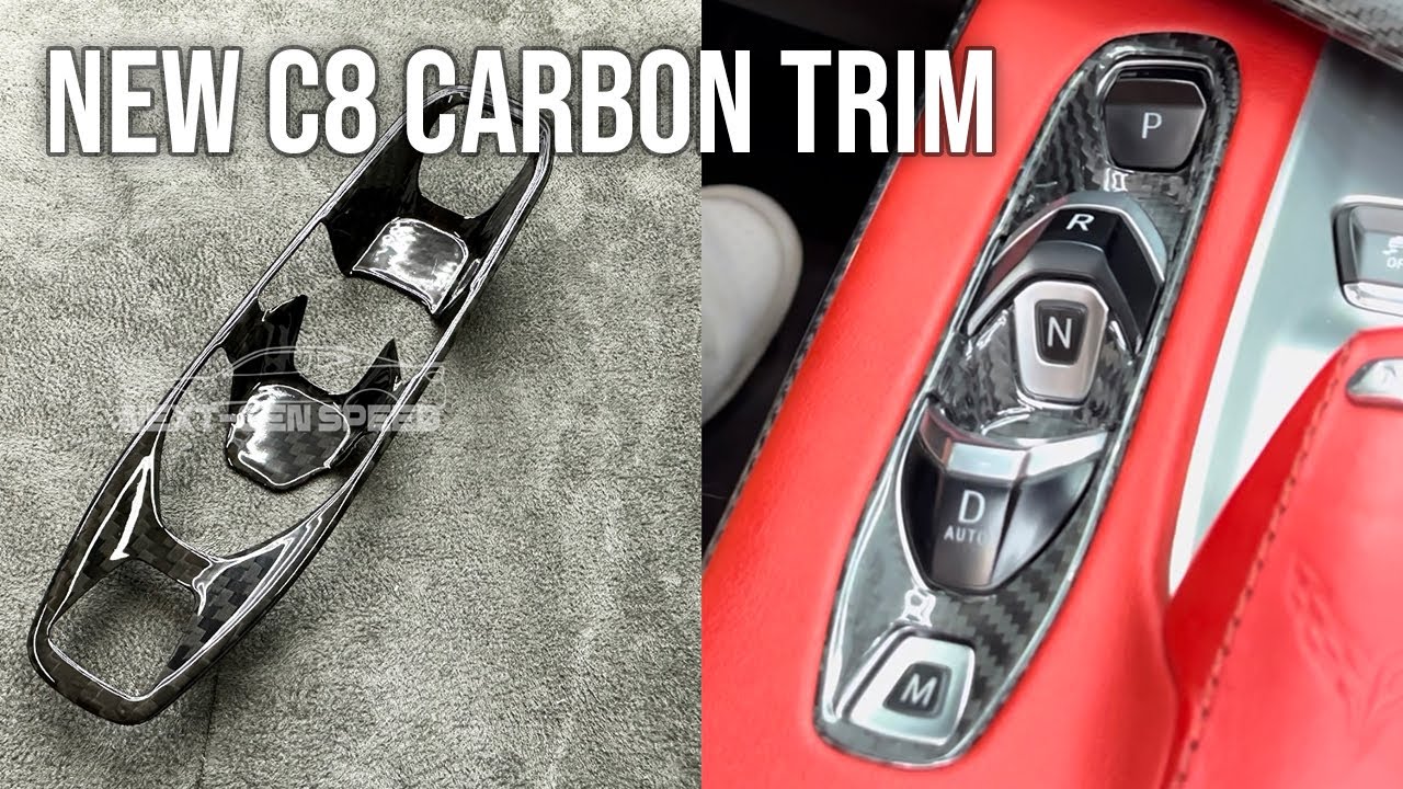 Real Carbon Fiber Console Transmission Control Gear Selector For - Foto 11