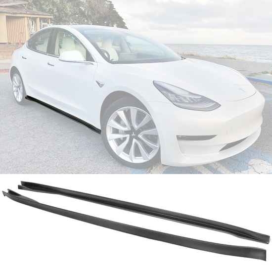 2017 - 24 Tesla Model 3 IKON Style Side Skirts