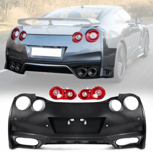 2009 - 22 Nissan R35 GTR Rear Bumper Conversion & Tail lights Kit