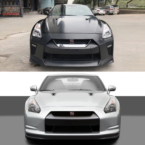 Second image of 2009 - 22 Nissan R35 GTR Front Bumper Conversion Kit