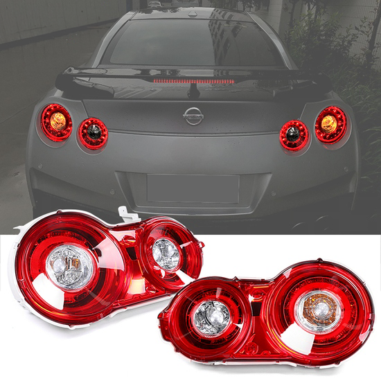 Second image of 2009 - 22 Nissan R35 GTR Rear Bumper Conversion & Tail lights Kit