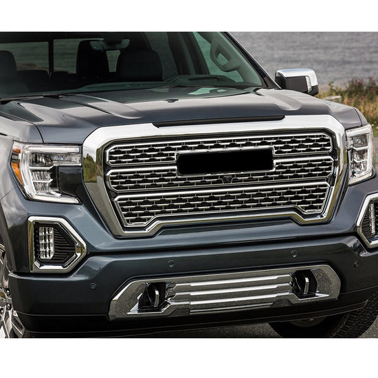 Second image of 2019 - 21 Sierra 1500 Chrome Front Skid Plate