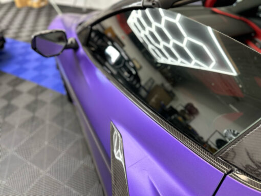 C8 Corvette Carbon Fiber Exterior Lower Window Trim Covers
