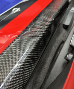 2020-2023 C8 Corvette Carbon Fiber Interior Door Entry Pillar Replacements | Next-Gen Carbon