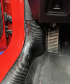 2020-24 C8 Corvette Carbon Fiber Interior Door Entry Pillar Covers