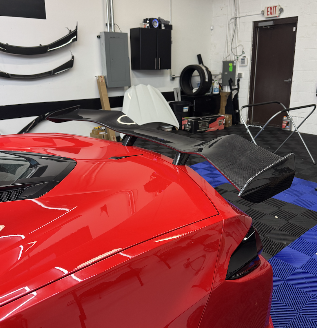 Second image of C8 Corvette Carbon Fiber Z06 Style Spoiler for Stingray | Next-Gen Carbon