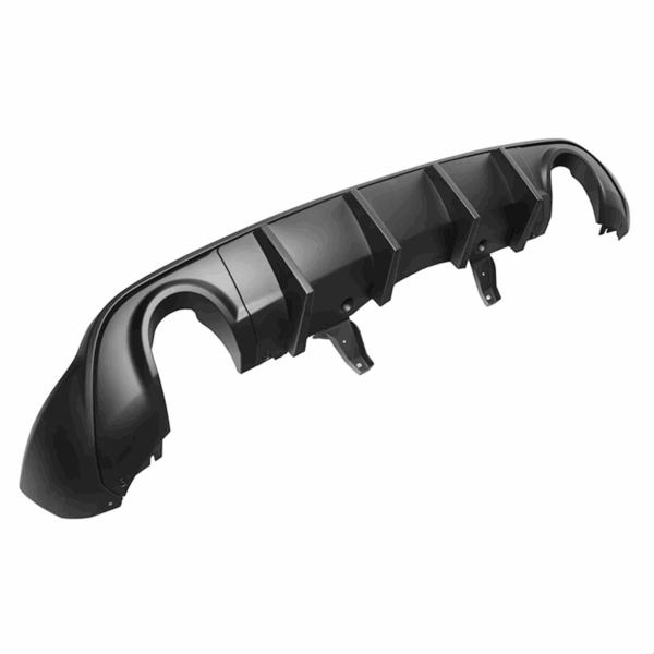 2014 - 24 Dodge Durango Rear Bumper Dual Tips Diffuser