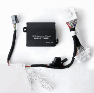 LED RPM Steering Wheel Smart OBD2 Bluetooth Box + Cables