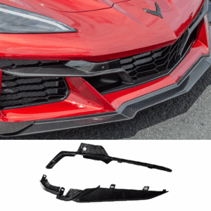 Corvette C8 Z06 / E-Ray Carbon Fiber Grille Bezel Inserts