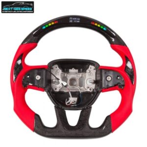 2015-24 Charger/Challenger/Durango/Trackhawk Carbon Fiber Heated Steering Wheel (In Stock)