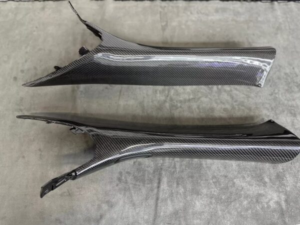 C8 Corvette Carbon Fiber Interior Windshield A-Pillar Replacements | Next-Gen Carbon