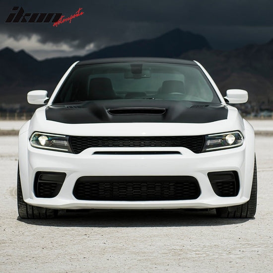 Second image of 2015 - 24 Charger SRT Hellcat Redeye Widebody Style Front Hood