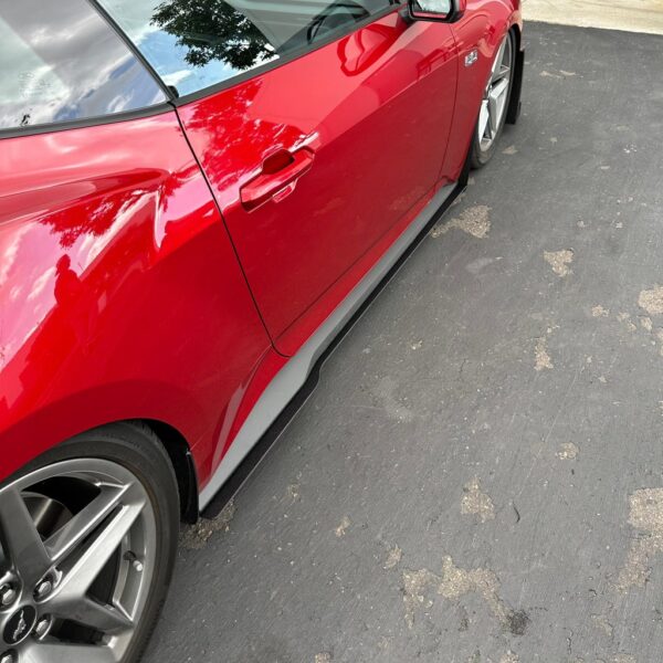 Second image of 2024+ Mustang S650 GT/ECO GT500 Style Side Skirt Extensions