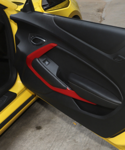 2016-24 Camaro Red / Blue Interior ABS Door Surround Trim Bezel Cover