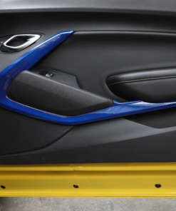 2016-24 Camaro Red / Blue Interior ABS Door Surround Trim Bezel Cover