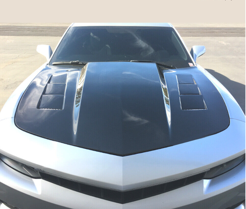 2010 - 15 Camaro TS-1 Heat Extractor Style Carbon Fiber Hood