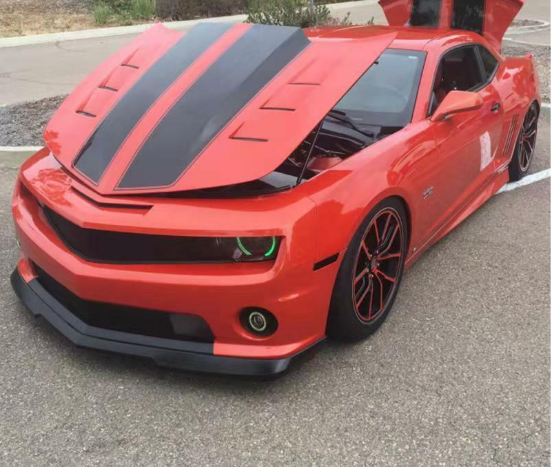 2010 - 15 Camaro TS-1 Heat Extractor Style Carbon Fiber Hood - Next-Gen  Speed