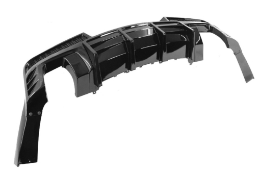 2014-15 Camaro Gloss Black Quad Tip Rear Diffuser