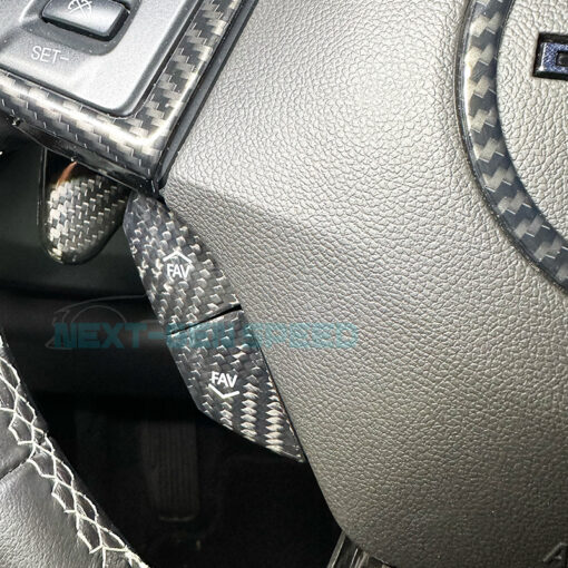 Camaro Carbon Fiber Steering Volume / Fav Button Covers