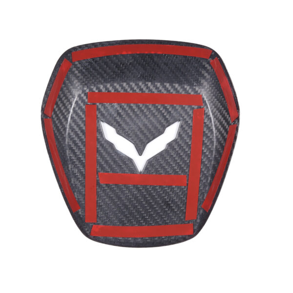 Second image of 2014 - 19 Corvette C7 Real Carbon Fiber Center Steering Cover