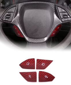 2014 - 19 Corvette C7 Carbon Fiber Steering Volume / Fav Button Covers