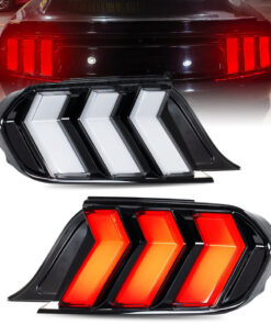 2015 - 23 Mustang Clear Euro S650 Style LED Sequential Tail Lights