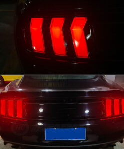 2015 - 23 Mustang Clear Euro S650 Style LED Sequential Tail Lights