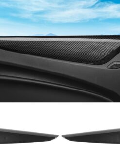 2016-24 Camaro Carbon Fiber Interior ABS Door Panel Armrest Trim Cover