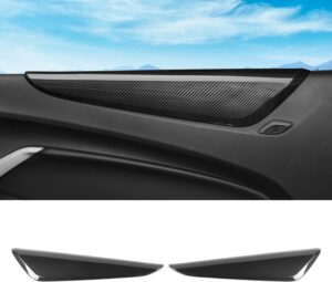 2016-24 Camaro Carbon Fiber Interior ABS Door Panel Armrest Trim Cover