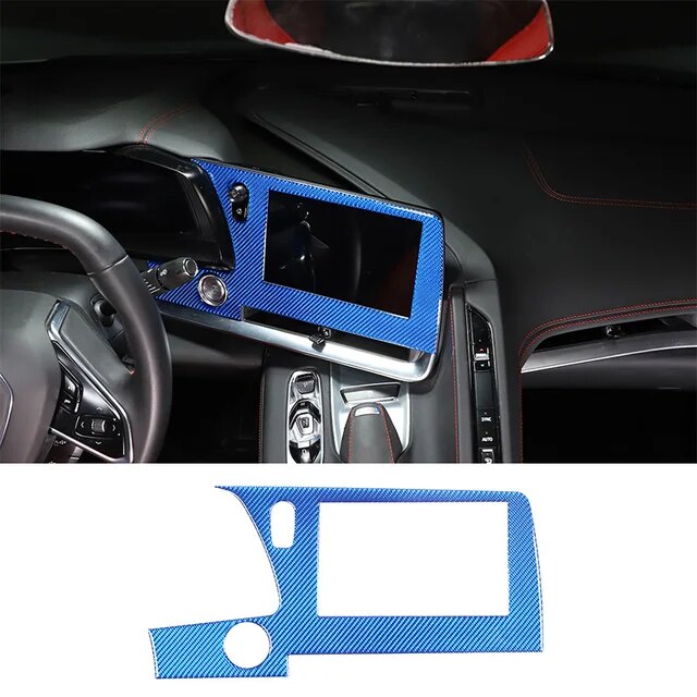 thumbnail image 2 of Real Carbon Fiber Dashboard Trim Kit For Corvette C8 (2020-2023) – Console Panels – BROADDICT 2 of 4