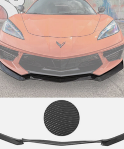 2020-24 C8 Corvette Carbon Fiber 5VM Front Splitter Lip (3 Piece)