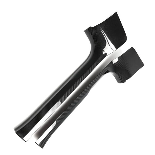 C8 Corvette Carbon Fiber Interior Door Entry Pillar Covers | Black/Red/Blue/Forged