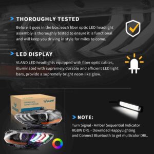 VLAND_LED_RGB_Headlights_For_Ford_Mustang_2018-2019-2020-2021-2022-2023_Aftermarket_Headlamps_Assembly_8_2000x2000