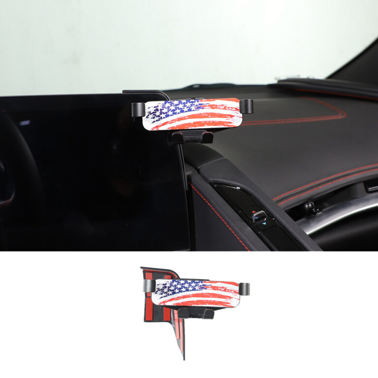 C8 Corvette American Flag Car Phone Device Holder Stand iPhone/Android V2 | 2020+ Corvette